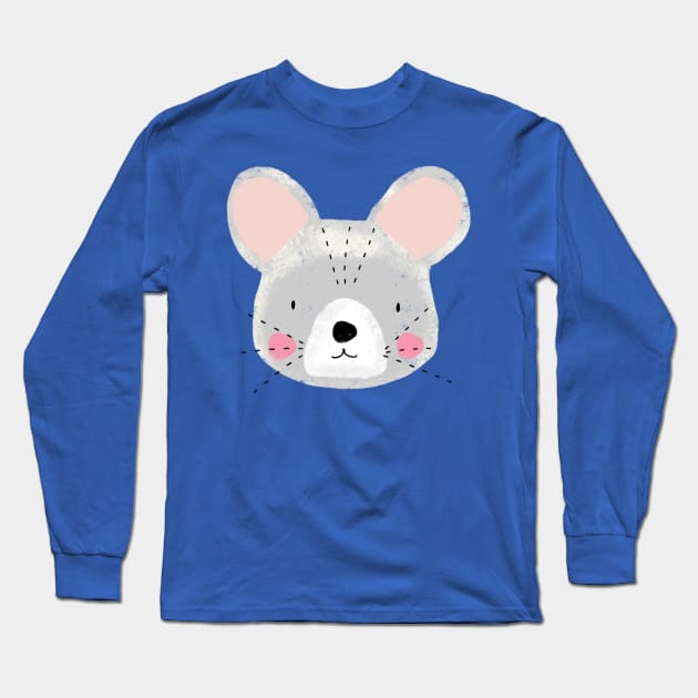 Cute mouse Long Sleeve T-Shirt by bruxamagica